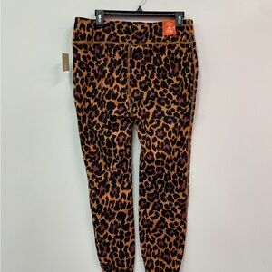 J Crew Leopard Print High Rise Leggings Size XL